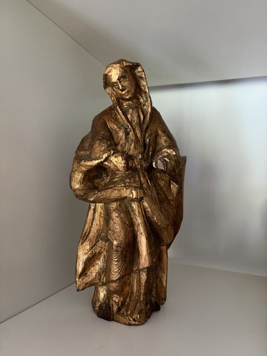 Antica statua lignea - antica,