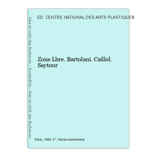 Zone lbre bartolani caillol - zone, lbre.