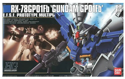 Gundam rx78 gp01fb bandai - gundam,