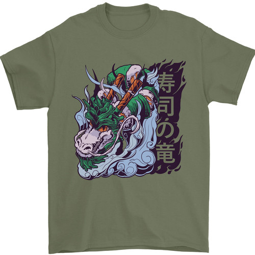 Shirt uomo sushi dragon 100 - uomo, 100%
