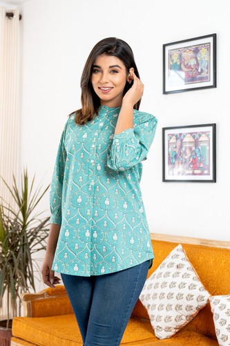 Abito shirt largo floreale - t-shirt,