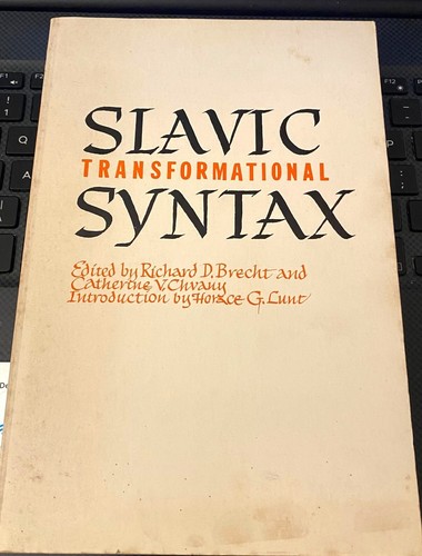 Slavic transformational syntax - slavic,