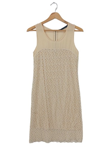 Zara basic abito pizzo - basic,