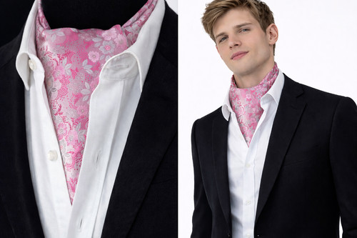 Uomo floreale foulard ascot - uomo,