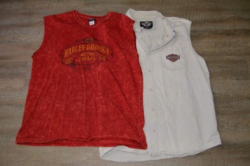 Harley davidson cut off shirt - cut,