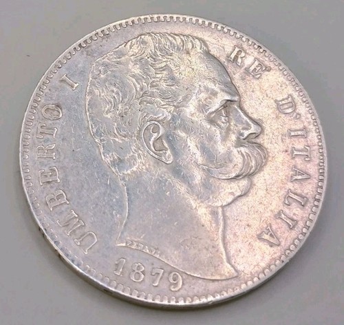 Lire umberto 1879r zecca - lire,