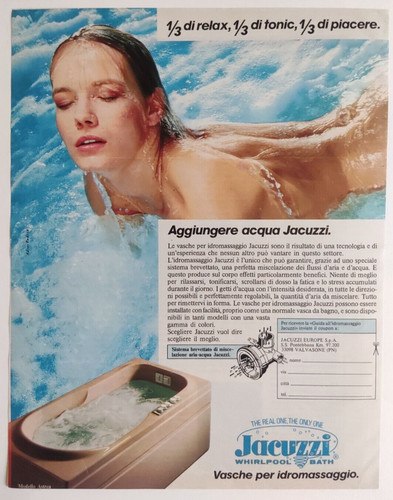 Pubblicita jacuzzi whirlpool - pubblicita',