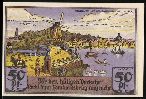 Notgeld hamburg 1924 - notgeld, 1924,