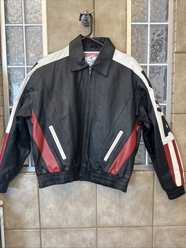 Giacca moto pelle - , caribou
