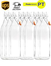 Set 12 Bottiglie Vetro 1L