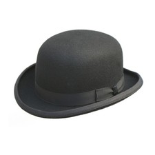 Cappello Bowler Uomo 100% Lana