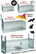 Trappola animali , gatti, volpi, conigli, puzzole, donnole,  STERILIZZAZIONE