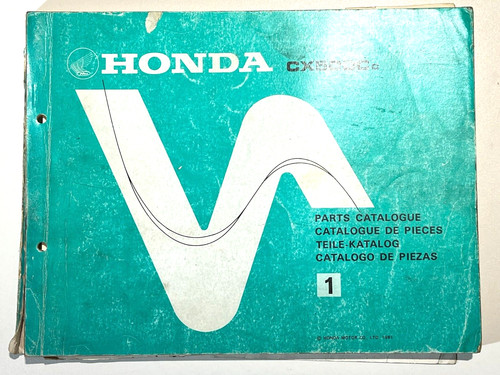Catalogo ricambi honda 500 - catalogo,
