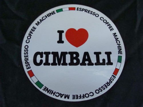 Adesivo sticker love cimbali - adesivo, i