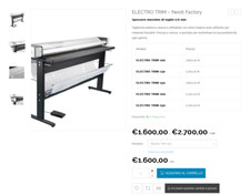 TAGLIERINA ELETTRICA - MOD. ELECTRO TRIM 100 - CON LAMPADA E BANCALE