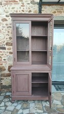 credenza vetrina 2 Pezzi In Legno Verniciata E Trattata