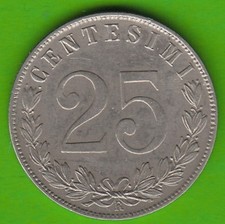Moneta italia centesimi - moneta, 25