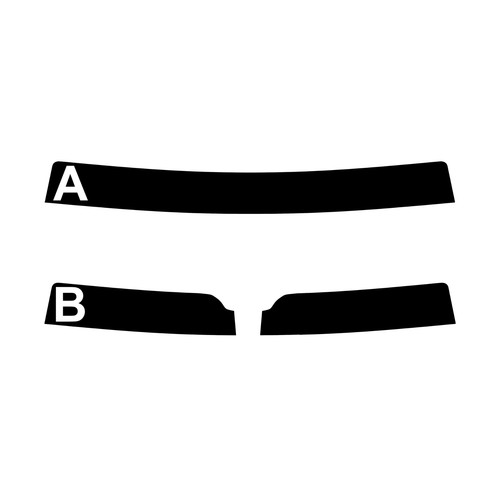 Fascia parasole parabrezza - fascia,