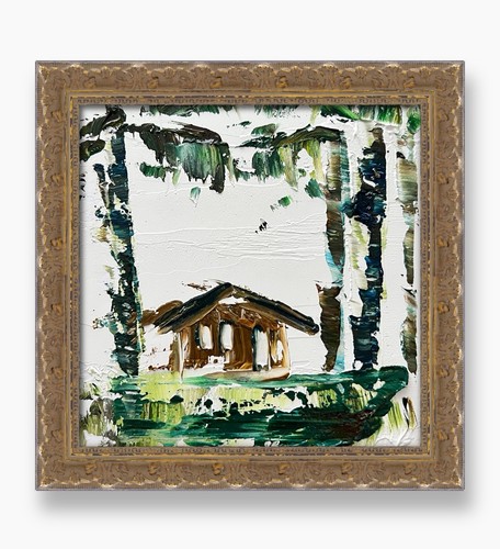 Panama palm bungalow - palm, art