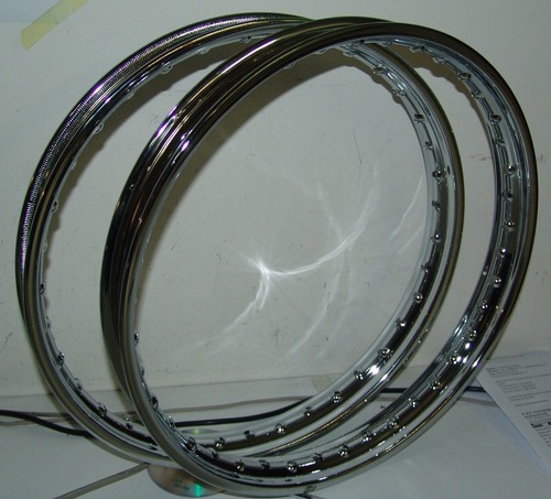 Coppia cerchi acciaio moto - cerchi,