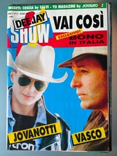 DEEJAY SHOW N 21 GIUGNO 1989 JOVANOTTI VASCO ROSSI U2 MADONNA GUNS N'ROSES STING