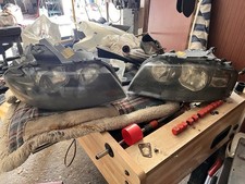 ?COPPIA FARI ANTERIORI ADATTI PER AUDI A3 8P 2003-2008 NERO?