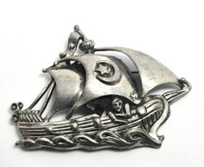 Spilla Galleone Barca Nave