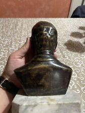 Statua Busto MUSSOLINI Bronzo.  Patina Originale Dell'epoca