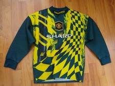 MAGLIA PORTIERE UMBRO MANCHESTER UNITED 1995-1996 LARGE RAGAZZI / XS UOMINI