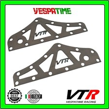 Coppia rinforzi telaio per Vespa smallframe - attacco motore scocca da saldare