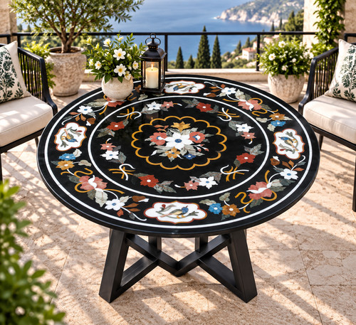 Decorazione mosaico floreale