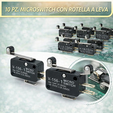 10 pz. microswitch con rotella