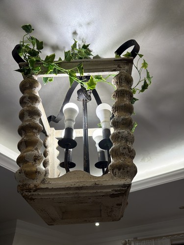 Lampadario shabby - lampadario,