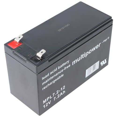 Multipower mpl7 12v 7 2ah - multipower, 7,2ah