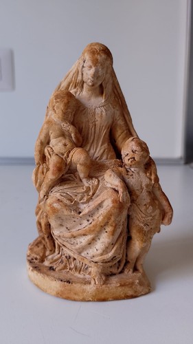 Scultura madonna con bambino - madonna,