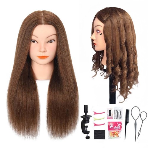 Manichino testa 100 capelli - manichino, 100%