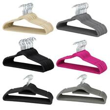 100 Grucce Appendiabiti Salvaspazio Velluto Antiscivolo Girevoli per Pantaloni 