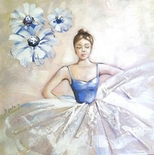 Ballerine quadri dipinti