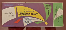 biglietto lotteria italia 1979