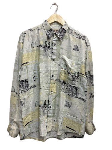 Vintage camicia viscosa - vintage,