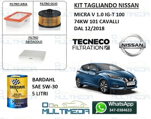 Kit tagliando filtri olio - filtri, +