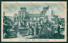 Bari Città Fiera Levante COLLA MACCHIE cartolina QQ4587