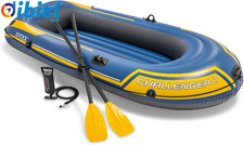 canotto gonfiabile Challenger 2 Schlauchboot Blau/Gelb 236 X 114 X 41 Cm, 1 Stüc