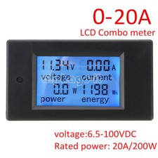DC 20A LCD Meter Spannung