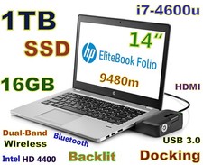 HP Folio 9480m i7-4600u FAST