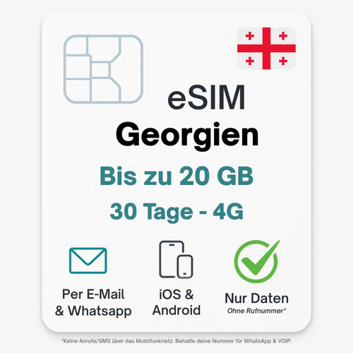 Georgia esim tariffa dati - tariffa,