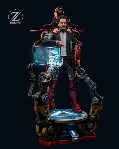 Tony stark statua - statua, man