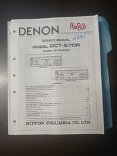 Denon dct 970r - manuale, di