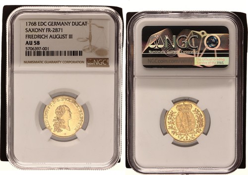 Sassonia ducato oro - sassonia, 1768
