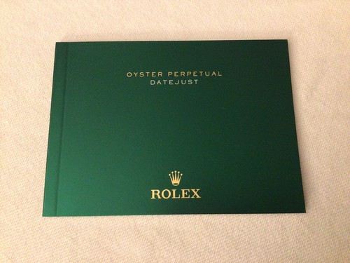Libretto booklet rolex - libretto,